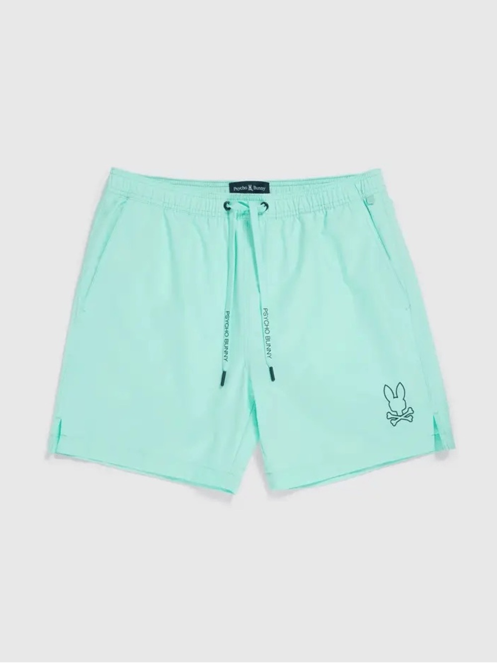 Psycho Bunny Mint Green Elastic Waist Swim Shorts